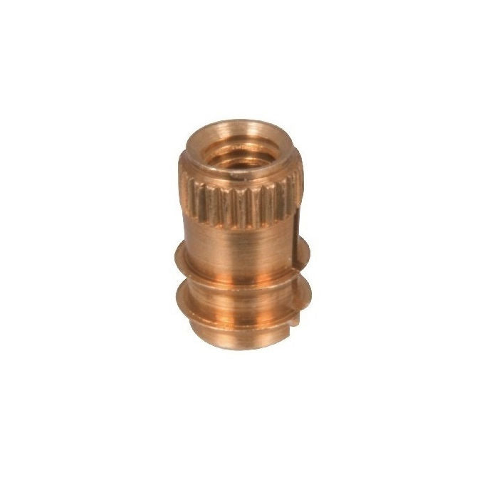 1070877 | IN-PF-064C-095-W (PK-5) --- Tapered Fit Finserts For Wood and Plastics Inserts - 1/4-20 UNC - 6.35mm - 8.33x14.3 mm