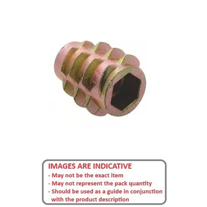 1076635 | IN-TP-079C-25-WHL (Each) --- Self Tapping Inserts - 5/16-18 UNC - 7.94mm - 11x24.994 mm For Wood