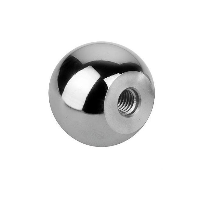 Pomello a sfera 1/4-20 UNC x 25,4 mm - Acciaio filettato - Femmina - MBA (confezione da 1)