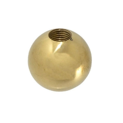 1059395 | KF048F-019-TPBR-P (Each) --- Ball Knobs - 10-32 UNF - 4.76mm - 19.05 - - Female Threaded - Polished Brass Knob