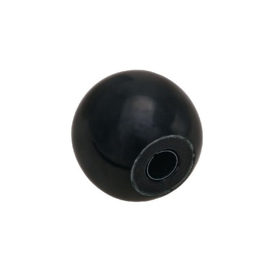 Bouton boule 6,35 x 31,75 mm - Knock On Phénolique - Noir - Knock-On - MBA (Pack de 1)