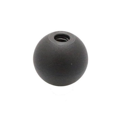 Pomello A Sfera M6 x 25 mm - Filettato Con Inserto In Plastica Stampata Termoplastica - Femmina - MBA (Confezione da 1)