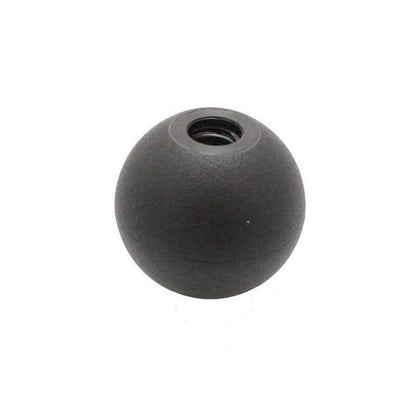 Pomello A Sfera M10 x 40 mm - Filettato Con Inserto In Plastica Stampata Termoplastica - Femmina - MBA (Confezione da 1)