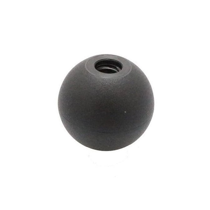 Pomello a sfera M8 x 32 mm - Inserto filettato in plastica termoplastica - Femmina - MBA (confezione da 1)