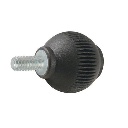 1103051 | KM127C-050-NG (Each) --- Ball Knobs - 1/2-13 UNC - 12.7mm - 50.04x30 mm Male Threaded - Steel Knob