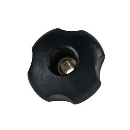 1086903 | KF095C-050-4L-P (Each) --- Lobe Knobs - 3/8-16 UNC - 9.53mm - 50.04x14.2 mm Four Lobe - Brass Knob