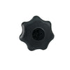 1064344 | KF050M-025-STRF-PL --- Star Knobs - M5x0.8 x 25 mm x 9 mm