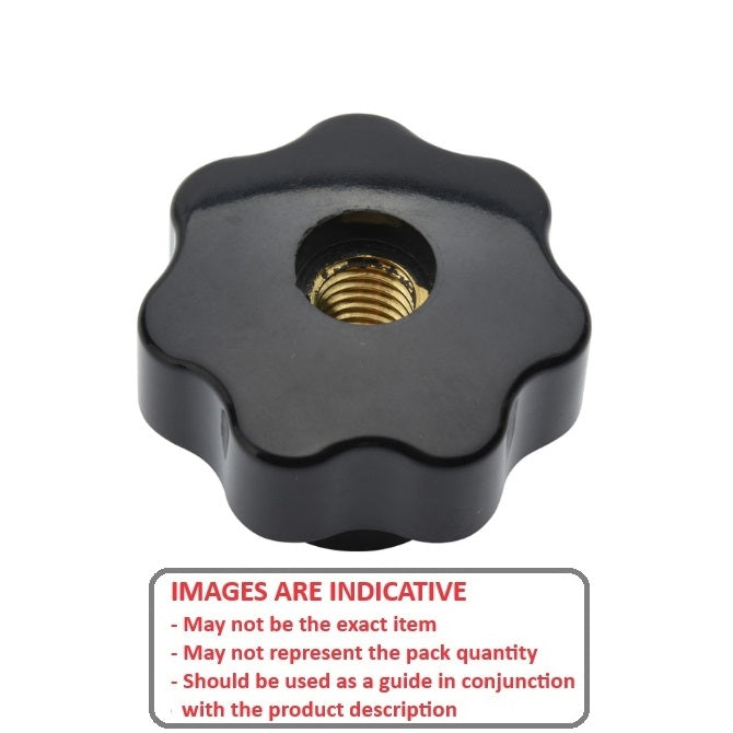 1228370 | KF080M-032-7L-P --- Knob - M8x1.25 x 32 mm x 20 mm