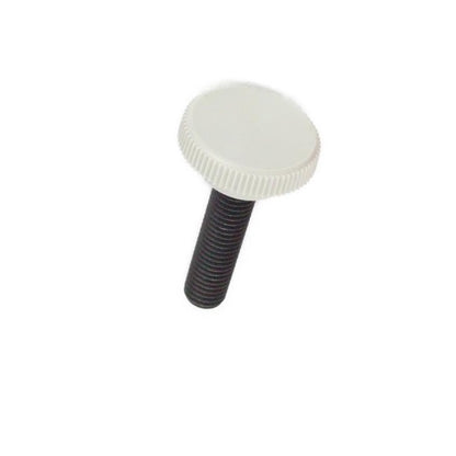 Bouton de pouce 4-40 UNC x 7,94 - avec vis à capuchon en plastique - Gris - Mâle - MBA (Pack de 2)