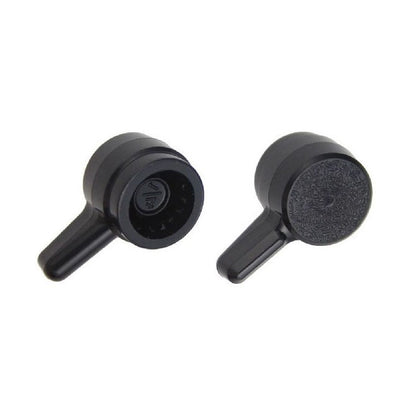 1071927 | KM064-017-L-B (PK-10) --- Thumb Knobs - 1/4 - 6.35mm - - Use Own Screw 17.46x11.1 mm For Cap Screws - Plastic Knob