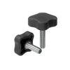 Lobe Knobs - 5/16-18 UNC -7.94mm- 39.88x31.8 mm - Plated Steel