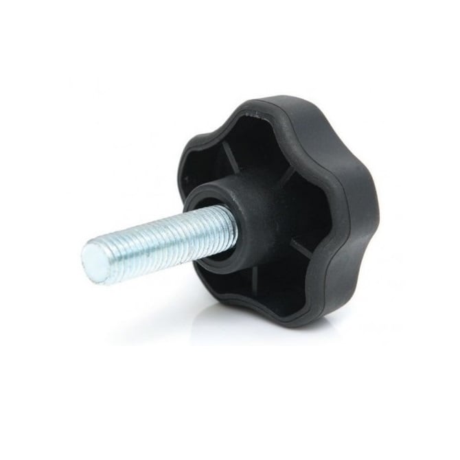 1074809 | KM064C-039-5L-SFT25-ST --- Lobe Knobs - 1/4-20 UNC (6.35mm) x 38.61 mm x 25.4 mm