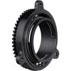 Special Applications Bearings - Application Special Effects Lighting System Bearing 0.394in. X 2.083in. X 0.75in. With Integral External Gear - 10mm x 52.9mm x 19.05mm. With Integral External Gear - Acetal