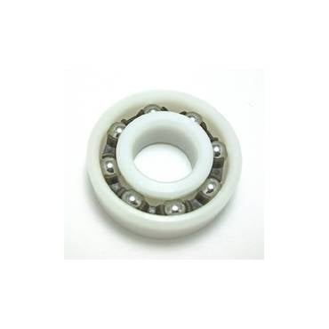 Cuscinetto in plastica 12,7 x 34,925 - 11,113 / 11,911 mm - Sfera interna estesa in acetale - Plastica estesa su un lato - MBA (confezione da 1)