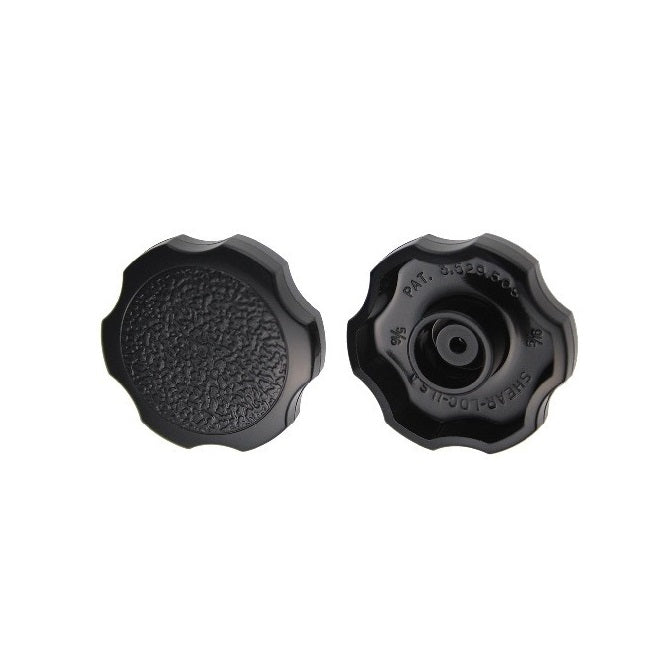 1074715 | KM064-038-ROS-B (2 Pcs) --- Thumb Knobs - 1/4 (6.35mm) - Use Own Screw x 38.1 mm x 11.9 mm