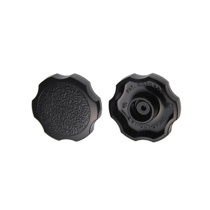 1074718 | KM064-038-ROS-B (2 Pcs) --- Thumb Knobs - 1/4 (6.35mm) - Use Own Screw x 38.1 mm x 11.9 mm