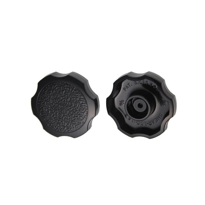 1074711 | KM064-038-ROS-B (2 Pcs) --- Knobs - 1/4 (6.35mm) - Use Own Screw x 38.1 mm x 11.9 mm