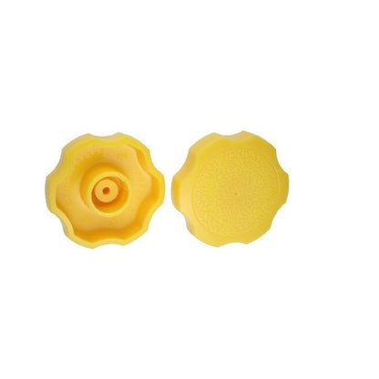 1092508 | KM100M-038-ROS-Y (PK-10) --- Thumb Knobs - M10 - 10.00mm - - Use Own Screw 38x12.5 mm For Cap Screws - Plastic Knob