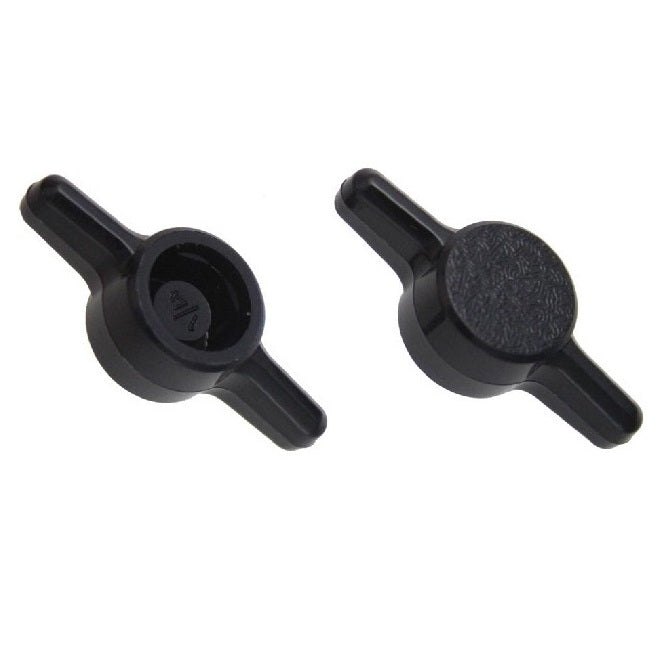 1064461 | KM050M-026-TEE-B (10 Pcs) --- Thumb Knobs - M5 (5mm) - Use Own Screw x 26 mm x 6.6 mm