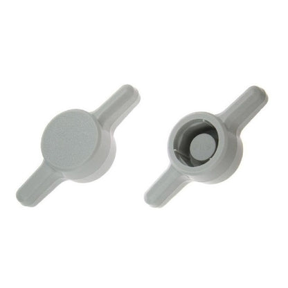 1062835 | KM050M-026-TEE-G (PK-10) --- Thumb Knobs - M5 - 5mm - - Use Own Screw 26x6.6 mm For Cap Screws - Plastic Knob
