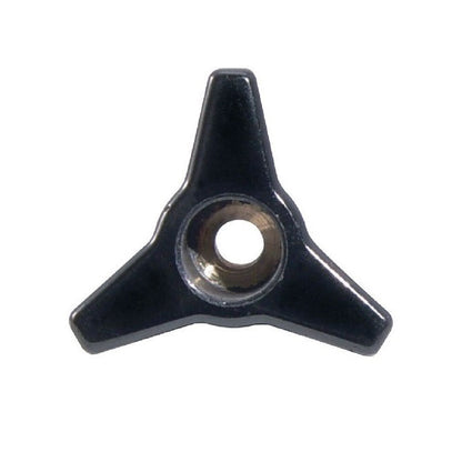 1077544 | KF079C-065-TRI-PF (Each) --- Tri Knobs - 5/16-18 UNC - 7.94mm - 65.02 - - Through Hole - Brass Knob