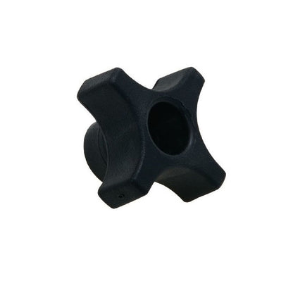 1077455 | KF079C-032-CH (Each) --- Cross Knobs - 5/16-18 UNC - 7.94mm - 31.75x12.7 mm Female - Brass Knob