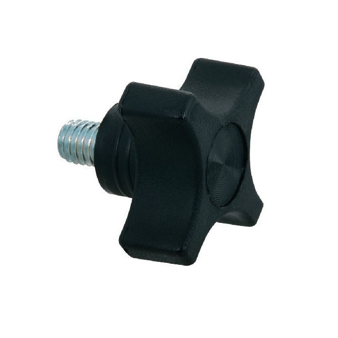 1077350 | KM079C-044-CS25 (Each) --- Cross Knobs - 5/16-18 UNC - 7.94mm - 44.45x25.4 mm Male - Plated Steel Knob