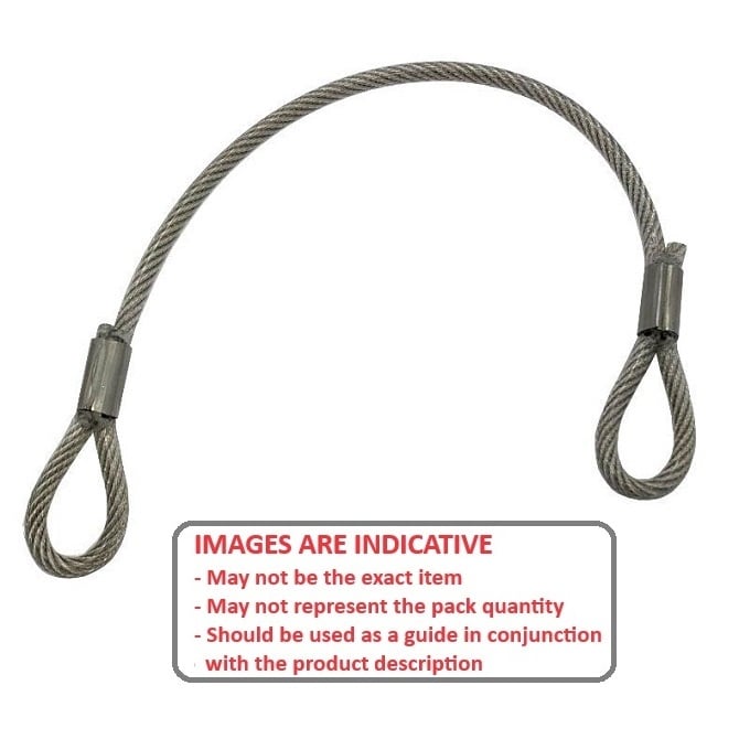 1201195 | FPC-6NRS --- Nylon Coated Steel Lanyards - 152 mm B