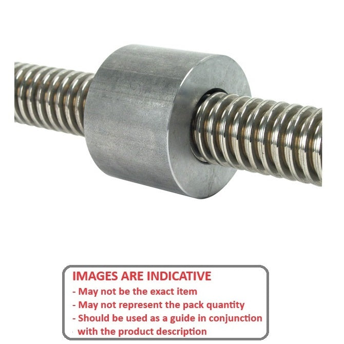 1117741 | KSM184-OUK (Each) --- Nuts Leadscrew - 18x4 mm - Right Hand Metric - Carbon Manganese Steel S300 Pb