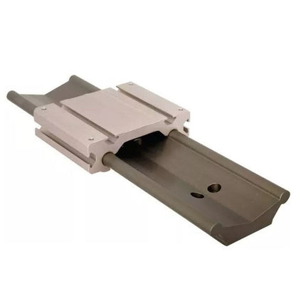 1190697 | PBC-760RS (Each) --- Guide System Two Piece Linear - 100.076 / 66.040 25.4x152.4 mm - Aluminium 6061-T6 with Ceramic Coated Rail and Frelon Gold self-lubricating
