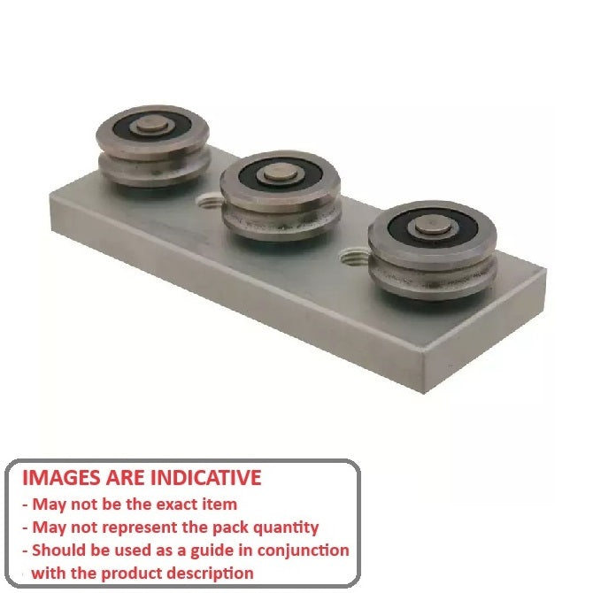 1172472 | PBC-635RS (Each) --- Redi-Rail Roller Guides Linear - 65x42x161 mm
