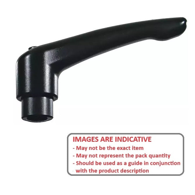 1080622 | KHD-10RS --- Handles - M8x1.25 (8mm Standard) x  Powder coated Zinc x 65 mm