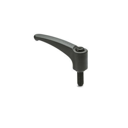 1062671 | KHD-306RS (Each) --- Adjustable Stud Handles - M5 - 5x0.8mm - 25 mm - Plastic with fibreglass reinforcement Handle