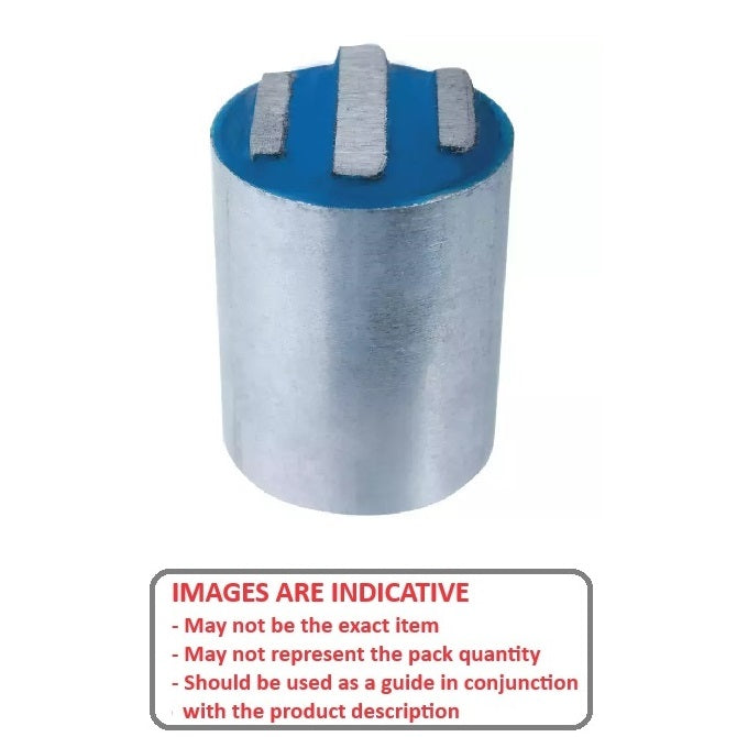 1112073 | MAG-D-16-025-C3T --- 3 Pole Magnets - 15.875 mm x 25.4 mm x 6.2 kg