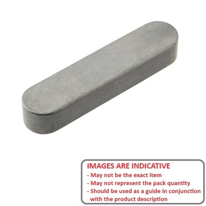 1105561 | K-1400-0900-6000A-C45 (PK-5000) --- Machine Keys - 14x9x60 mm - Carbon Steel C45 Key
