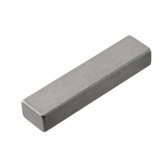 Clé de machine 19,05 x 19,05 x 76,2 mm - Extrémités carrées en acier au carbone C45 - Standard - ExactKey (Pack de 1)