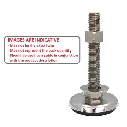 1225559 | MAV-907-05-152-3 (Each) --- Anti-Vibration Mounts - 907.2 Kg 5/8-11 UNC - 15.88mm - 152.4 mm 303 Stainless Steel - Stainless Steel 303 PV Similar to A2, 304, 18-8 Mount