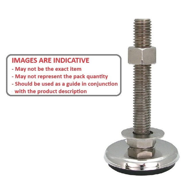 1226592 | MAV-907-01-102-3 (Each) --- Anti-Vibration Mounts - 907.2 Kg 1/2-13 UNC - 12.7mm - 101.6 mm 303 Stainless Steel - Stainless Steel 303 PV Similar to A2, 304, 18-8 Mount