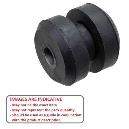 1206877 | MB2-0025-195 (25 Pcs) --- Mounts - 195 Kg x 23.8 mm x 88.9 mm