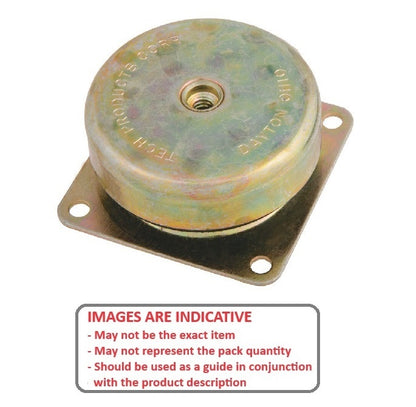 1171031 | MCUP-0064-060 --- Cup Industrial Mounts - 63.5 Kg x 60.452 mm 1/4-20 UNC (6.35mm)