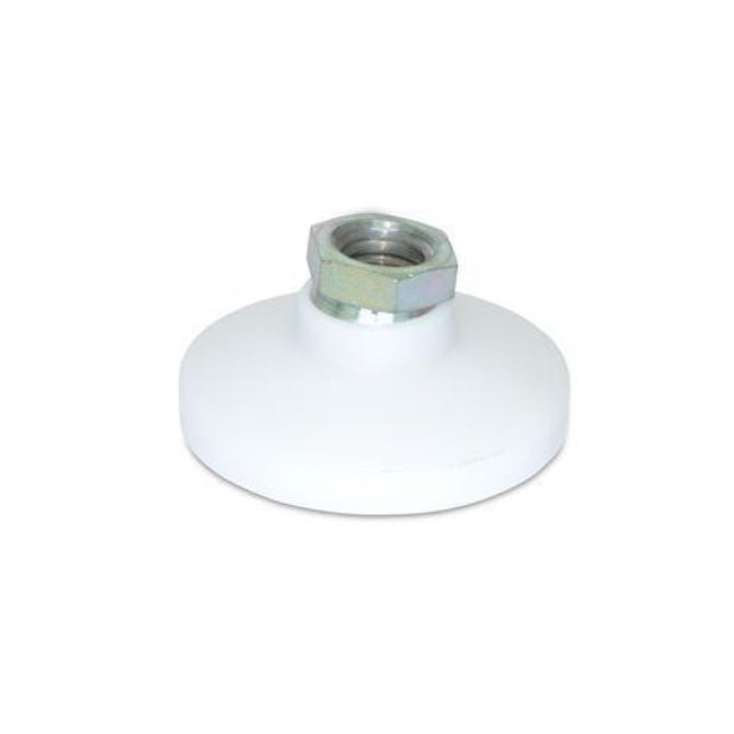 1058588 | MSF-048F-S3AP (Each) --- Levelling Socket Mounts - 10-32 UNF - 4.76mm - 19.1x13.5 mm Swivel - Stainless Steel 303/304 Similar to A2, 18-8 HRB80 Mount