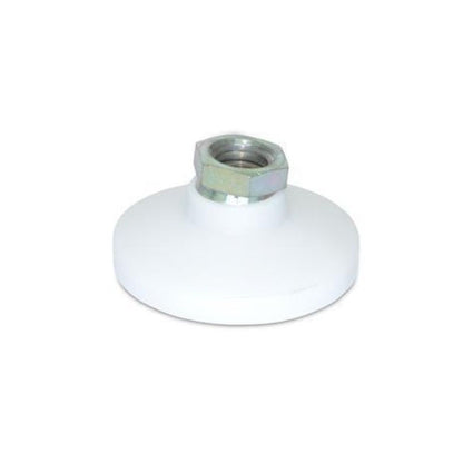 1072324 | MSF-064C-S3AP (Each) --- Levelling Socket Mounts - 1/4-20 UNC - 6.35mm - 25.4x17.8 mm Swivel - Stainless Steel 303/304 Similar to A2, 18-8 HRB80 Mount
