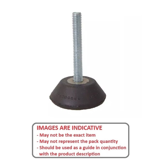 1043425 | TMF-553-ARS --- Levelling Bonded Neoprene Mounts - 2.5 to 15.8 x 1.27 mm x 6.35 mm