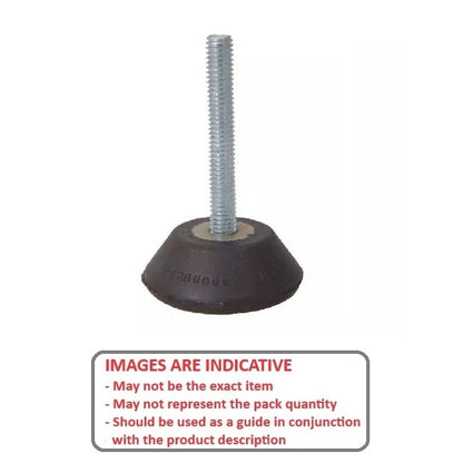 1043425 | TMF-553-ARS --- Levelling Bonded Neoprene Mounts - 2.5 to 15.8 x 1.27 mm x 6.35 mm