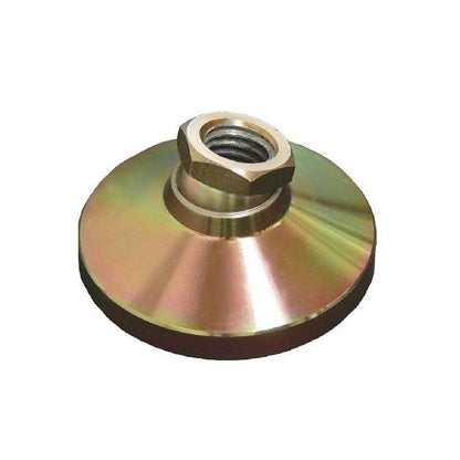 1121766 | MSF-191C-CGC (Each) --- Levelling Socket Mounts - 3/4-10 UNC - 19.05mm - 76.2x38.1 mm Swivel - Gold Chromate Mount