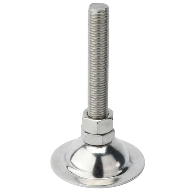 Levelling Studded Mounts - M20 -20x2.5mm- 75x35 mm - Steel - Zinc