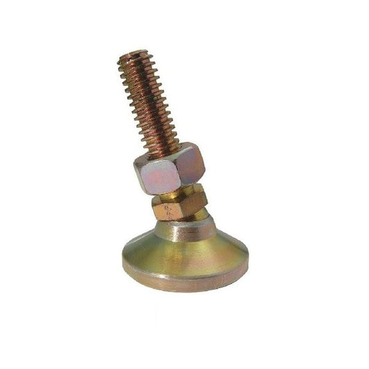 Support de Nivellement 315 Kg - M6 - 19,1 x 25,4 mm - Stud Or Chromate - Nivellement - MBA (Pack de 1)