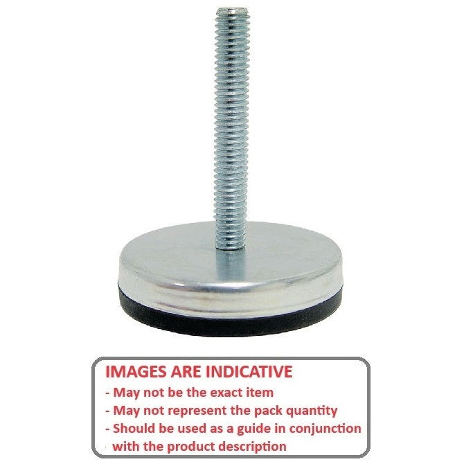 1088624 | MLM-095C-051-S3RP-I-061 (Each) --- Levelling Studded Mounts - 3/8-16 UNC - 9.53mm - 61 - - Industrial - Stainless Steel Mount