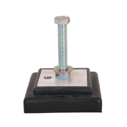 1189999 | MLM-1810-101-MC (Each) --- Levelling Studded Machine Mounts - 101.6 x 101.6 30.2 mm - 60  - Aluminium - Steel - Elastomer Duro 60 Mount