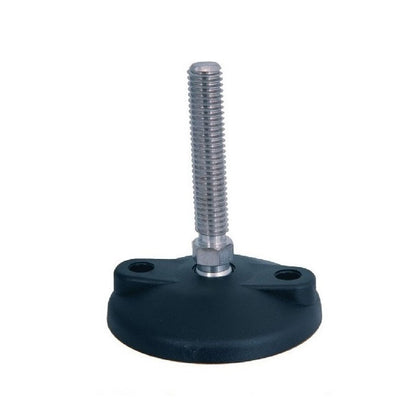 1114706 | MLM-160M-064-S3NY-2LH (Each) --- Levelling Studded Mounts - M16 - 16x2mm - 78.7x18.3 mm Light Duty - Stainless Steel Mount